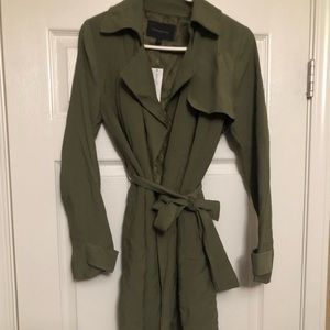 Olive green NWT Banana Republic Dress Long Jacket.